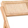 Buy 2 pack of Dining chair in Canage rattan and wood -  Bama Natural wood 61229 home delivery