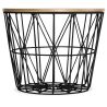 Buy Basket Side table Black 58416 - in the UK
