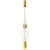 Buy Design Pendant Lamp - LED - Loraina Gold 61253 with a guarantee