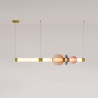 Buy Crystal Pendant Lamp - LED - Banton 100 CM Pink 61255 at MyFaktory