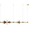 Buy Crystal Pendant Lamp - LED - Banton 120 CM Multicolour 61256 with a guarantee