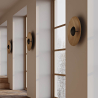 Buy Wall Sconce Lamp - Modern Design - Luna  Black 61264 in the United Kingdom