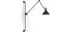 Buy Adjustable Wall-Mounted Flex Lamp - Gued Black 61265 - in the UK