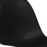 Buy Office Chair with Armrests - Wheeled Desk Chair - Black Brielle Frame Black 61268 - in the UK