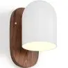 Buy Wooden and Metal Wall Sconce - Lura Brown 61274 at MyFaktory