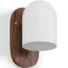 Buy Wooden and Metal Wall Sconce - Lura Brown 61274 home delivery
