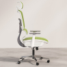 Buy Ergonomic Office Chair with Wheels and Armrests - Techas Green 61281 home delivery