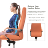 Buy Ergonomic Office Chair with Wheels and Armrests - Studio Brown 61282 in the United Kingdom