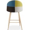 Buy Patchwork Upholstered Stool - Scandinavian Style - 66cm - Bennett  Multicolour 61293 in the United Kingdom