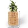 Buy Round Floor Planter - Boho Style - 56 CM - Waral Natural 61238 in the United Kingdom