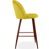 Buy Velvet Upholstered Stool - Scandinavian Design - 66cm -  Bennett Yellow 61287 - prices