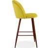 Buy Velvet Upholstered Stool - Scandinavian Design - 66cm -  Bennett Yellow 61287 at MyFaktory