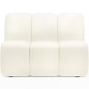 Buy Straight Module Sofa - Upholstered in Bouclé Fabric - Barkleyn White 61249 - in the UK