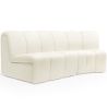 Buy Straight Module Sofa - Upholstered in Bouclé Fabric - Barkleyn White 61249 - in the UK