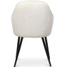 Buy Upholstered Dining Chair in Velvet - Saza Beige 61297 home delivery