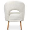 Buy Upholstered Dining Chair in Bouclé - Arka White 61298 home delivery
