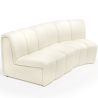 Buy Modular Sofa - Upholstered in Bouclé - 2 Modules - Barkleyn White 61308 at MyFaktory