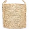 Buy Natural Fiber Basket with Handles - 30x30CM - Gressa Natural 61319 - in the UK