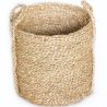 Buy Natural Fiber Basket with Handles - 30x30CM - Gressa Natural 61319 at MyFaktory