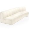Buy Modular Sofa - Upholstered in Bouclé - 3 Modules - Barkleyn II White 61310 in the United Kingdom