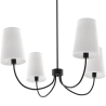 Buy Black Ceiling Chandelier with 4 Shades - Xium Black 61333 in the United Kingdom
