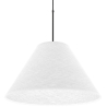 Buy Hanging Ceiling Lamp with Beige Fabric Shade - Derila Black 61334 in the United Kingdom