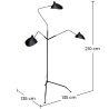 Buy MTF-3 Floor lamp  Black 55760 at MyFaktory