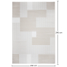 Buy Rug Large Contemporary Modern Design - Beige (290x200 cm) - Seita Beige 61358 in the United Kingdom