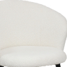 Buy Upholstered Dining Chair in Bouclé - Vurel White 61300 home delivery