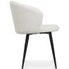 Buy Upholstered Dining Chair in Bouclé - Vurel White 61300 in the United Kingdom