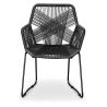 Buy Tropical Garden armchair - Black Legs Black 58538 in the United Kingdom