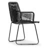 Buy Tropical Garden armchair - Black Legs Black 58538 - in the UK