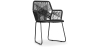Buy Tropical Garden armchair - Black Legs Black 58538 in the United Kingdom