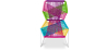 Buy Tropical Garden chair - White Legs Multicolour 58534 - prices