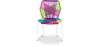 Buy Tropical Garden chair - White Legs Multicolour 58534 - prices