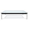 Buy Glass Coffee Table SQUAR - 80cm Steel 13299 in the United Kingdom