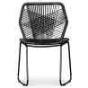 Buy Tropical Garden chair - Black Legs Black 58533 - in the UK
