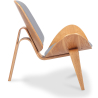 Buy Designer armchair - Scandinavian armchair - Fabric upholstery - Luna Light grey 16773 at MyFaktory