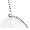 Buy Designer hanging armchair - Faux leather upholstery - Pop Silver 13199 in the United Kingdom