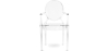 Buy Transparent Dining Chair - Armrest Design - Louis King Transparent 16461 home delivery