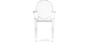 Buy Transparent Dining Chair - Armrest Design - Louis King Transparent 16461 - in the UK
