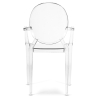 Buy Transparent Dining Chair - Armrest Design - Louis King Transparent 16461 - in the UK