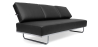Buy Sofa Bed SQUAR (Convertible) - Premium Leather Black 14622 - prices