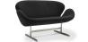 Buy Swin Sofa (2 seats) - Fabric Black 13911 - prices