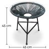 Buy Garden Table - Side Table - Ulana Turquoise 58571 in the United Kingdom