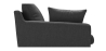 Buy Design Living-room Sofa - 3 seats - Fabric Dark grey 26729 - prices