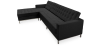 Buy Design Corner Sofa Kanel - Left Angle - Premium Leather Black 15186 at MyFaktory