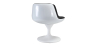 Buy Lounge Chair - White Design Chair - Fabric Upholstery - Brandy Black 13158 at MyFaktory