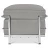 Buy SQUAR Footrest (Ottoman) - Faux Leather Grey 13418 - in the UK