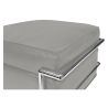 Buy SQUAR Footrest (Ottoman) - Faux Leather Grey 13418 in the United Kingdom